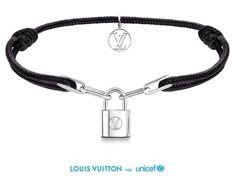 lv lock bracelet|louis vuitton unicef bracelet.